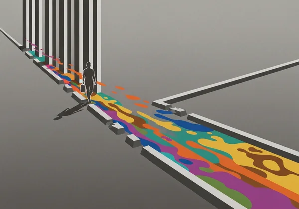 挣脱社会异性恋期望束缚的人