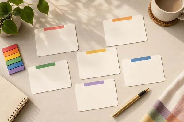 Question cards for sexuality reflection